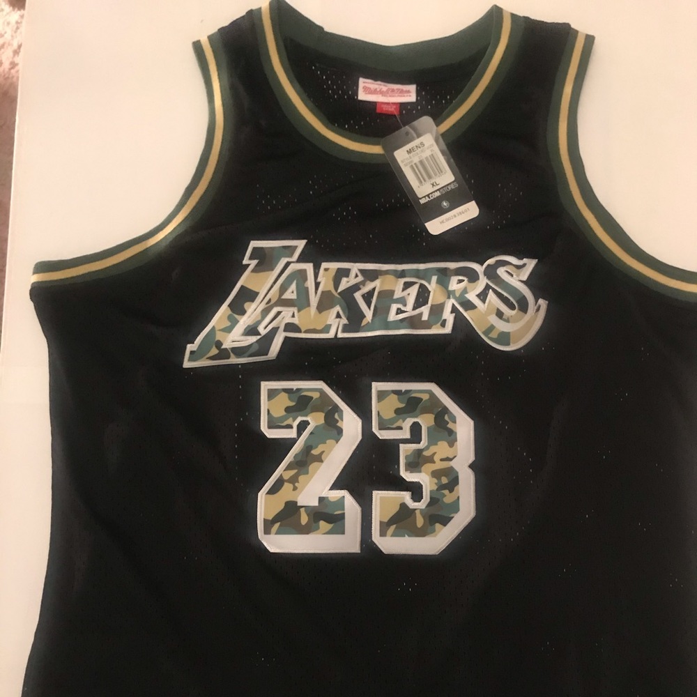 Lakers Camo Jersey LeBron James